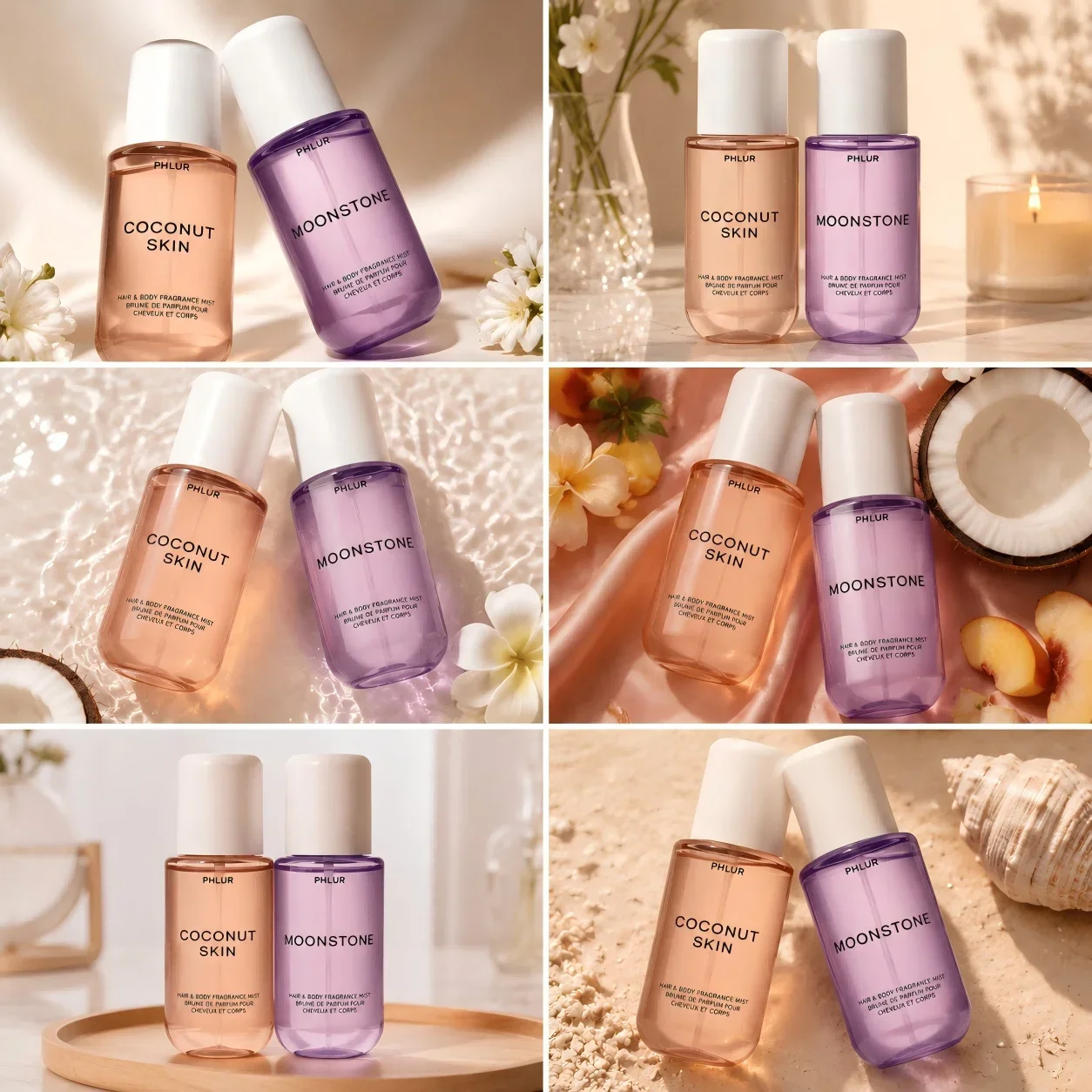 Perfume For Fragrance - PHLUR Coconut Skin & Moonstone Set