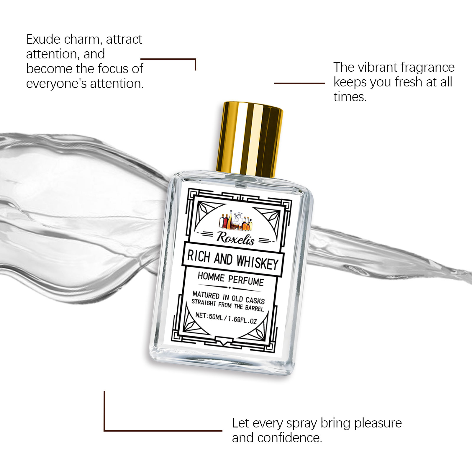 Perfume Roxelis Charm Whisky p - Perfume For Fragrance reseña y precio